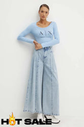 T-Shirt Women Blue Armani Exchange Camibuzo